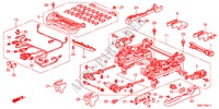 VORNE SITZKOMPONENTEN(L.)(MOTORLEISTUNG, SITZ) für Honda CR-V DIESEL 2.2 EXECUTIVE 5 Türen 6 gang-Schaltgetriebe 2011