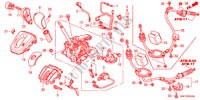 WAHLHEBEL(LH) für Honda CR-V DIESEL 2.2 COMFORT RUNOUT 5 Türen 5 gang automatikgetriebe 2011