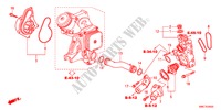 WASSERPUMPE(DIESEL) für Honda CR-V DIESEL 2.2 SE RUNOUT 5 Türen 6 gang-Schaltgetriebe 2011