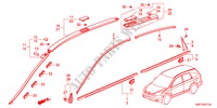 ZIERLEISTE für Honda CR-V EXECUTIVE 5 Türen 5 gang automatikgetriebe 2011