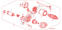 ANLASSER (MITSUBA/CME) für Honda SHUTTLE 2.3IES 5 Türen 4 gang automatikgetriebe 1999
