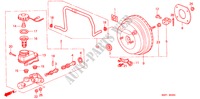 HAUPTBREMSZYLINDER/ MASTER POWER(LH)(98/99) für Honda SHUTTLE 2.3IES 5 Türen 4 gang automatikgetriebe 1998