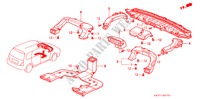 HEIZUNGSSCHACHT(RH) für Honda SHUTTLE 2.2ILS 5 Türen 4 gang automatikgetriebe 1995