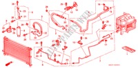 KLIMAANLAGE (SCHLAEUCHE/LEITUNGEN)(RH) für Honda SHUTTLE 2.3ILS 5 Türen 4 gang automatikgetriebe 1998