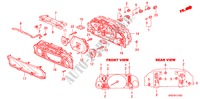 KOMBIINSTRUMENT BAUTEILE(95/96/97) für Honda SHUTTLE 2.2ILS 5 Türen 4 gang automatikgetriebe 1997