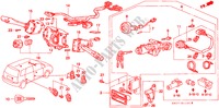 KOMBISCHALTER(LH) (1) für Honda SHUTTLE 2.2ILS 5 Türen 4 gang automatikgetriebe 1996