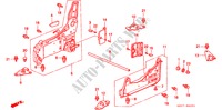 MITTLESITZKOMPONENTEN (R.)(ENTFERNBARER SITZ) für Honda SHUTTLE 2.2ILS 5 Türen 4 gang automatikgetriebe 1995