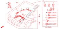 MOTORKABELBAUM/KLAMMER(2.3L) für Honda ODYSSEY EXI 5 Türen 4 gang automatikgetriebe 1999