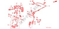PEDAL(LH) für Honda SHUTTLE 2.2IES 5 Türen 4 gang automatikgetriebe 1995
