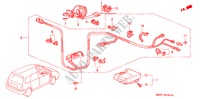 SRS EINHEIT(RH) für Honda SHUTTLE 2.2IES 5 Türen 4 gang automatikgetriebe 1997