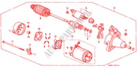 ANLASSER(DENSO) für Honda CITY EXI-G 4 Türen 4 gang automatikgetriebe 2001