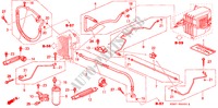 KLIMAANLAGE (SCHLAEUCHE/LEITUNGEN) für Honda CITY EXI-G 4 Türen 5 gang-Schaltgetriebe 2001
