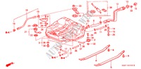 KRAFTSTOFFTANK für Honda CITY EXI-G 4 Türen 4 gang automatikgetriebe 2001