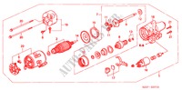 ANLASSER (MITSUBISHI)(MHG006) für Honda LEGEND LEGEND 4 Türen 4 gang automatikgetriebe 1996