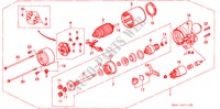 ANLASSER (MITSUBISHI)(MHG007) für Honda LEGEND LEGEND 4 Türen 4 gang automatikgetriebe 2003