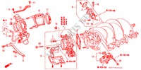 DROSSELKLAPPENGEHAEUSE für Honda LEGEND LEGEND 4 Türen 4 gang automatikgetriebe 2003