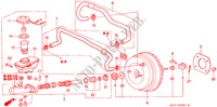 HAUPTBREMSZYLINDER/ MASTER POWER('98/'99) für Honda LEGEND LEGEND 4 Türen 4 gang automatikgetriebe 1998
