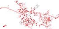 HINTEN STABILISATOR/ UNTERER ARM, HINTEN für Honda LEGEND LEGEND 4 Türen 4 gang automatikgetriebe 2000
