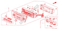 KLIMAANLAGE, AUTOMATISCH REGLER(LH) für Honda LEGEND LEGEND 4 Türen 4 gang automatikgetriebe 2000
