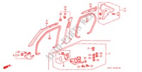 SAEULENZIERSTUECK(LH) für Honda LEGEND LEGEND 4 Türen 4 gang automatikgetriebe 2000