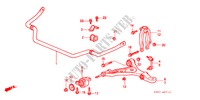 STABILISATOR, VORNE/ UNTERER ARM, VORNE für Honda LEGEND LEGEND 4 Türen 4 gang automatikgetriebe 2002