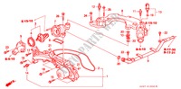WASSERPUMPE/SENSOR für Honda LEGEND LEGEND 4 Türen 4 gang automatikgetriebe 1997