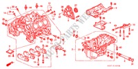 ZYLINDERBLOCK/OELWANNE für Honda LEGEND LEGEND 4 Türen 4 gang automatikgetriebe 2000