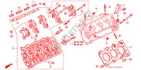 ZYLINDERKOPF(LINKS) für Honda LEGEND LEGEND 4 Türen 4 gang automatikgetriebe 1997