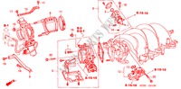 DROSSELKLAPPENGEHAEUSE für Honda LEGEND LEGEND 4 Türen 4 gang automatikgetriebe 2004