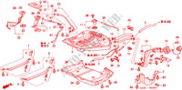 KRAFTSTOFFTANK für Honda LEGEND LEGEND 4 Türen 4 gang automatikgetriebe 2004