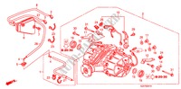 DIFFERENTIAL, HINTEN für Honda PILOT TOURING 5 Türen 5 gang automatikgetriebe 2010
