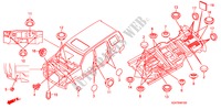 GUMMITUELLE(VORNE) für Honda PILOT TOURING 5 Türen 5 gang automatikgetriebe 2011