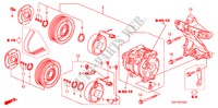 KLIMAANLAGE(KOMPRESSOR) für Honda PILOT EX 5 Türen 5 gang automatikgetriebe 2011