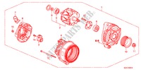 LICHTMASCHINE(DENSO) für Honda PILOT EX 5 Türen 5 gang automatikgetriebe 2009