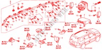 SRS EINHEIT für Honda PILOT EX-L 5 Türen 5 gang automatikgetriebe 2011