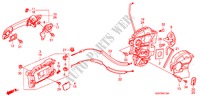 TUERSCHLOESSER, HINTEN/AEUSSERER GRIFF für Honda PILOT EX-L 5 Türen 5 gang automatikgetriebe 2011