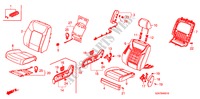 VORDERSITZ(R.) für Honda PILOT EX 5 Türen 5 gang automatikgetriebe 2011