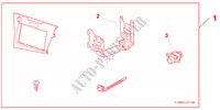 AUDIO EXCHANGE PANEL   LHD für Honda CR-Z THIS IS 3 Türen 6 gang-Schaltgetriebe 2011