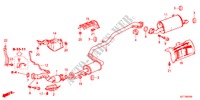 AUSPUFFROHR/SCHALLDAEMPFER für Honda CR-Z THIS IS 3 Türen 6 gang-Schaltgetriebe 2011