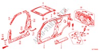 AUSSENBLECHE/TAFEL, HINTEN für Honda CR-Z THIS IS 3 Türen 6 gang-Schaltgetriebe 2011