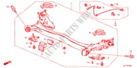 HINTERRADACHSE für Honda CR-Z THIS IS 3 Türen 6 gang-Schaltgetriebe 2011