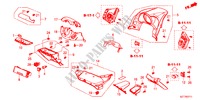 INSTRUMENTENBRETT(FAHRERSEITE)(RH) für Honda CR-Z TOP 3 Türen 6 gang-Schaltgetriebe 2011