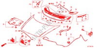 MOTORHAUBE(LH) für Honda CR-Z THIS IS 3 Türen 6 gang-Schaltgetriebe 2011