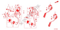 PEDAL(LH) für Honda CR-Z THIS IS 3 Türen 6 gang-Schaltgetriebe 2011
