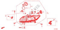 SCHEINWERFER für Honda CR-Z THIS IS 3 Türen 6 gang-Schaltgetriebe 2011