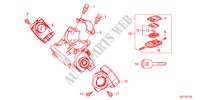 SCHLIESSZYLINDER KOMPONENTEN für Honda CR-Z THIS IS 3 Türen 6 gang-Schaltgetriebe 2011