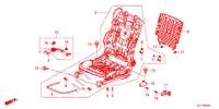 VORNE SITZKOMPONENTEN(R.)(MANUELLE HOEHE) für Honda CR-Z BASE 3 Türen 6 gang-Schaltgetriebe 2011