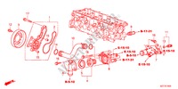 WASSERPUMPE für Honda CR-Z THIS IS 3 Türen 6 gang-Schaltgetriebe 2011