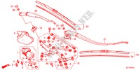 WINDSCHUTZSCHEIBENWISCHER(RH) für Honda CR-Z TOP 3 Türen 6 gang-Schaltgetriebe 2011
