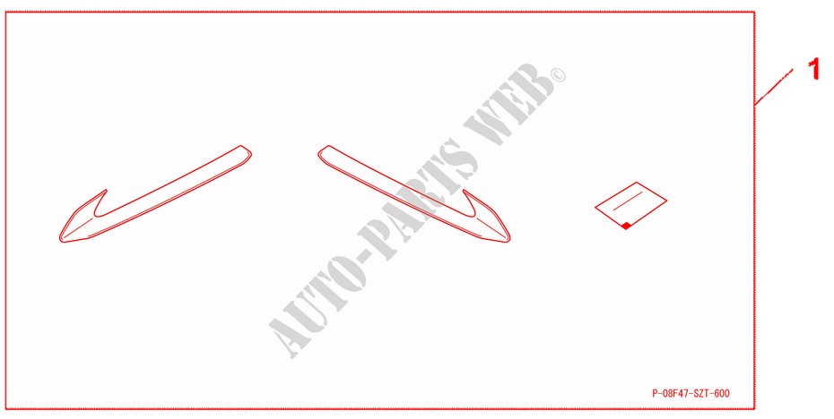 AIR INTAKE GARN für Honda CR-Z TOP 3 Türen 6 gang-Schaltgetriebe 2011